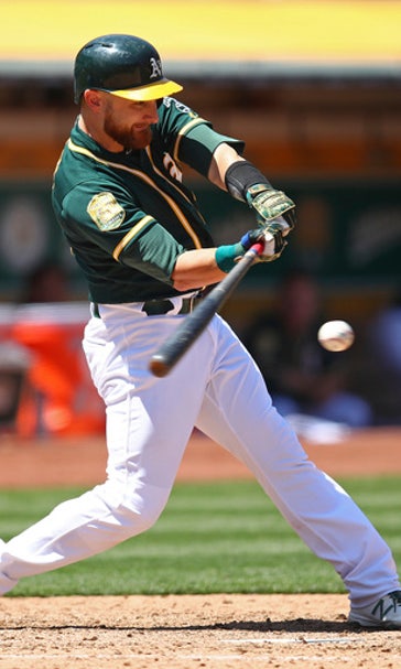 A’s romp past Blue Jays 8-3 to complete season sweep